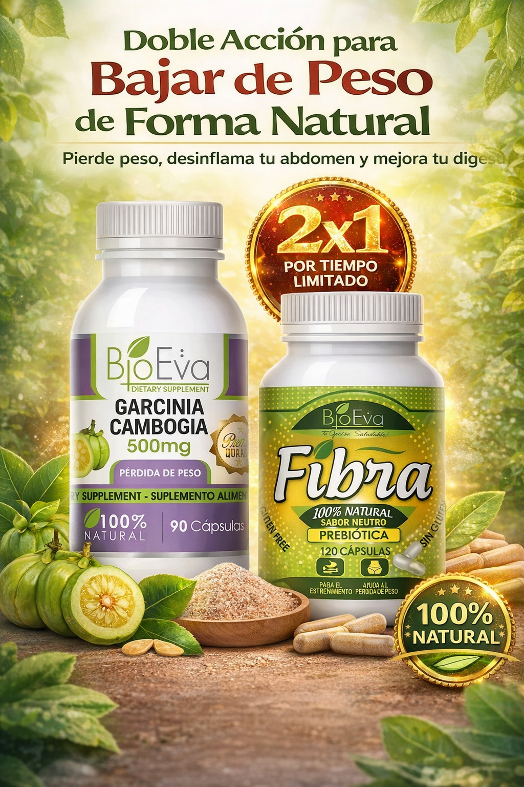 Baja de Peso y Desinflámate (2x1)