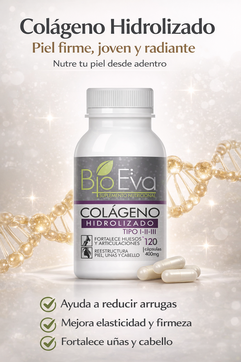 Colágeno Hidrolizado en cápsulas