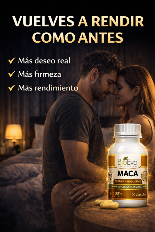 Maca 2x1 | Vuelve a sentirte como antes (Más deseo + más rendimiento)
